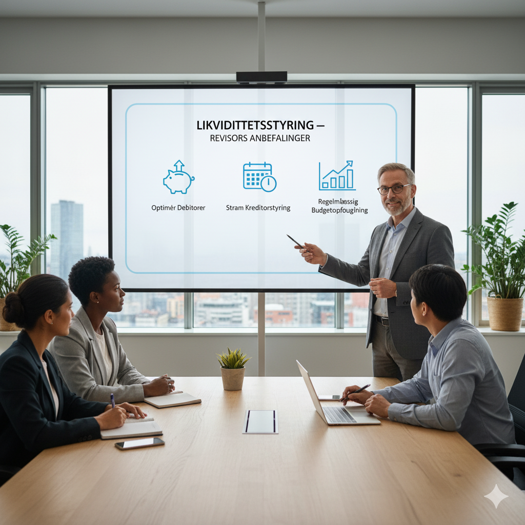 Likviditetsstyring – revisors vigtigste anbefalinger